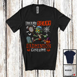 MacnyStore - This Is My Scary Badminton Costume, Horror Halloween Zombie Playing Badminton, Sport Team T-Shirt