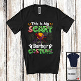 MacnyStore - This Is My Scary Barber Costume, Horror Halloween Zombie Lover, Careers Barber Group T-Shirt