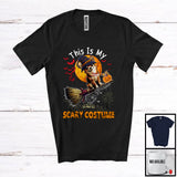 MacnyStore - This Is My Scary Costume, Adorable Halloween Chihuahua Owner Lover, Witch Broomstick T-Shirt