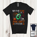 MacnyStore - This Is My Scary Disc Golf Costume; Humorous Halloween Zombie Frisbee Pumpkin; Sports Team T-Shirt