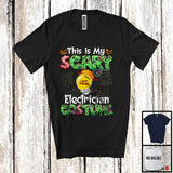 MacnyStore - This Is My Scary Electrician Costume, Horror Halloween Zombie Lover, Careers Electrician Group T-Shirt