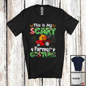 MacnyStore - This Is My Scary Farmer Costume, Horror Halloween Zombie Lover, Careers Farmer Group T-Shirt