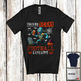 MacnyStore - This Is My Scary Football Costume, Horror Halloween Zombie Playing Football, Sport Player Team T-Shirt