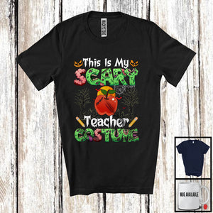 MacnyStore - This Is My Scary Teacher Costume, Horror Halloween Zombie Lover, Careers Teacher Group T-Shirt