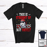 MacnyStore - This Is Straight Up Boo Sheet; Humorous Halloween Costume Boo Ghost Sunglasses; Family Group T-Shirt