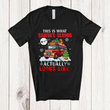 MacnyStore - This Is What Santa's Sleigh Actually Looks Like; Amazing Christmas Santa School Bus Driver; Family T-Shirt