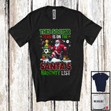 MacnyStore - This Soccer Team Is On The Santa's Naughty List; Merry Christmas Plaid Santa; Sport Player T-Shirt