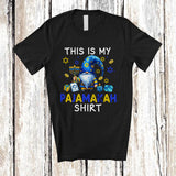 MacnyStore - This is My Pajamakah Shirt; Amusing Hanukkah Pajamas Gnome Menorah Lover; Family Group T-Shirt