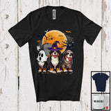 MacnyStore - Three Boo Witch Mummy Bernese Mountain, Adorable Halloween Costume Puppy Owner, Family T-Shirt