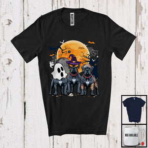 MacnyStore - Three Boo Witch Mummy Cane Corso, Adorable Halloween Costume Puppy Owner, Family Group T-Shirt