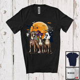 MacnyStore - Three Boo Witch Mummy Whippet, Adorable Halloween Costume Puppy Owner, Family Group T-Shirt