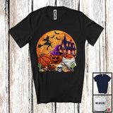 MacnyStore - Three Mummy Zombie Witch Basketball, Scary Halloween Sport Player Playing, Moon Witch Lover T-Shirt