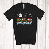 MacnyStore - Three Poops Santa Reindeer Elf; Fantastic Christmas Poops Snow; Boy Girl Family Group T-Shirt