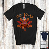 MacnyStore - Trot Squad; Humorous Thanksgiving Turkey Plaid; Fall Leaves Running Shoes Runner Group T-Shirt