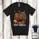 MacnyStore - Trot Squad, Humorous Thanksgiving Turkey Poodle Face, Marathon Running Runner Lover T-Shirt