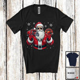MacnyStore - Trucker Santa, Awesome Christmas Santa Sunglasses, Snowing Matching Careers Group T-Shirt