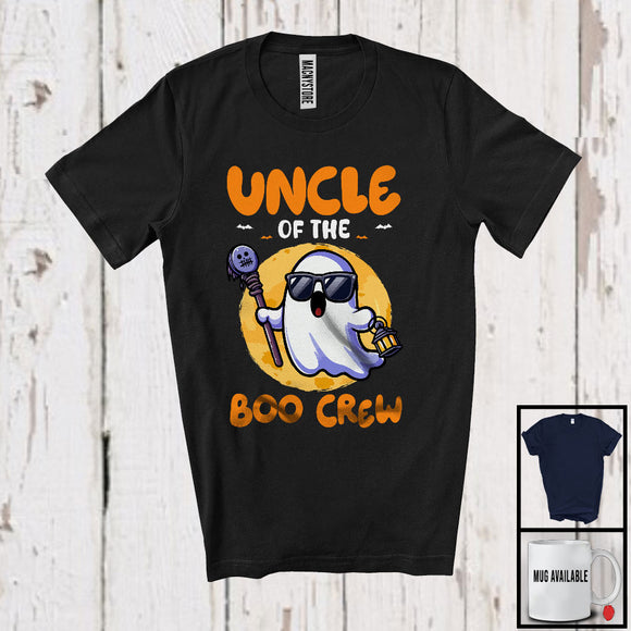 MacnyStore - Uncle Of The Boo Crew, Lovely Halloween Costume Witch Boo Ghost Sunglasses, Family Group T-Shirt