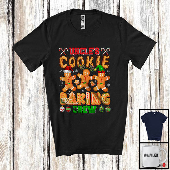 MacnyStore - Uncle's Cookie Baking Crew; Amazing Christmas Three Gingerbreads; Pajama Family Group T-Shirt