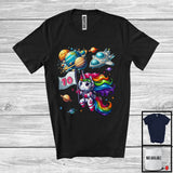 MacnyStore - Unicorn Astronaut; Happy 10th Birthday Magical Unicorn 10 Years Old; Girls Family Group T-Shirt