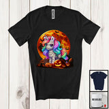 MacnyStore - Unicorn Mummy; Awesome Halloween Costume Moon Mummy Unicorn Lover; Scary Pumpkins T-Shirt