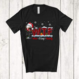 MacnyStore - W.T.F Wine Trump Family; Awesome Christmas Plaid Come Back Trump; Drinking Drunker Family T-Shirt