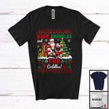 MacnyStore - Warm Snuggles And Pug Cuddles, Joyful Christmas Santa Dog Owner, Sweater X-mas T-Shirt