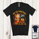 MacnyStore - We Go Together Pumpkin Spice; Adorable Thanksgiving Fall Leaves Pumpkins; Family Group T-Shirt