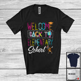 MacnyStore - Welcome Back To Elementary School, Colorful Back To School Last Day, Dabbing Pencil Students T-Shirt