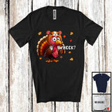 MacnyStore - Wheek; Wonderful Thanksgiving Fall Autumn Leaves Guinea Pig Lover Turkey; Animal Family Group T-Shirt