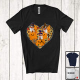 MacnyStore - Witch Australian Shepherd Heart Sunflowers; Amazing Halloween Thanksgiving Fall Leaves T-Shirt