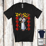 MacnyStore - Xuan At Ty 2025; Lovely Vietnamese Lunar New Year Snake; Ao Dai Costume Girl Family T-Shirt