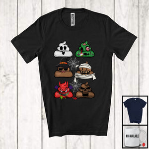 MacnyStore - Zombie Witch Mummy Poops Collection; Creepy Halloween Costume Poops; Family Group T-Shirt