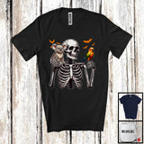 MacnyStore - Zoo Keeper Skeleton, Scary Halloween Costume Skeleton Skull Lover, Proud Careers Group T-Shirt