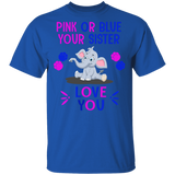 Keeper Of The Gender Pink or Blue Sister Loves You Elephant T-Shirt - Macnystore