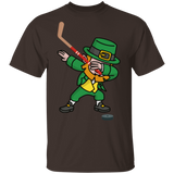 Ice Hockey Dabbing Leprechaun Ice Hockey St Patrick's Day Gifts T-Shirt - Macnystore