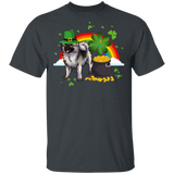 Leprechaun Keeshond Dog Lover St Patrick's Day Gifts T-Shirt - Macnystore