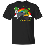 Leprechaun Schnauzer Dog Lover St Patrick's Day Gifts Youth T-Shirt - Macnystore