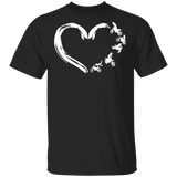 Biker Funny Biker As A Heart Shirt Matching Biker Motorcyclist Motorcycle Dirt Bike Riders Lover Gifts T-Shirt - Macnystore