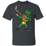 Ice Hockey Dabbing Leprechaun Ice Hockey St Patrick's Day Gifts T-Shirt - Macnystore