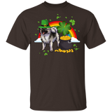 Leprechaun Keeshond Dog Lover St Patrick's Day Gifts T-Shirt - Macnystore