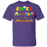Super Mamario Funny Gamer Nerd Mushroom T-Shirt - Macnystore