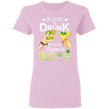 If Lost Or Drunk Please Return To Bestie Patricks Day Ladies T-Shirt - Macnystore