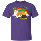 Leprechaun Corgi Dog Lover St Patrick's Day Gifts Youth T-Shirt - Macnystore