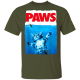 Paws Cat and Mouse Top Funny Cat Paws T-Shirt - Macnystore