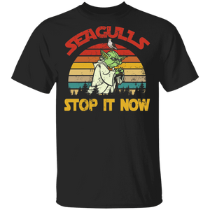 Seagulls Stop It Now Master Yoda Movies Star Lover Unisex T-Shirt - Macnystore