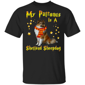 My Patronus Is A Shetland Sheepdog Magical Sheltie Pet dog T-Shirt - Macnystore