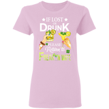 If Lost Or Drunk Please Return To Freakin Wife Ladies T-Shirt - Macnystore