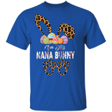 I'm The Nana Bunny Cute Bunny Leopard Eggs Easter Day Gift T-Shirt - Macnystore