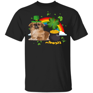 Leprechaun Pekingese Dog Lover St Patrick's Day Gifts Youth T-Shirt - Macnystore