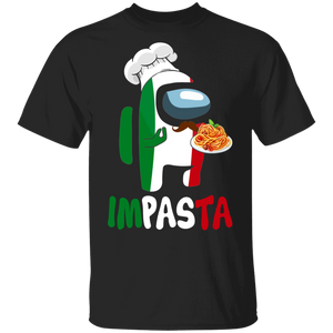 Gamer Shirt Impasta Funny Essential Impostor Crewmate Among Us Game Gamer Italian Gifts T-Shirt - Macnystore